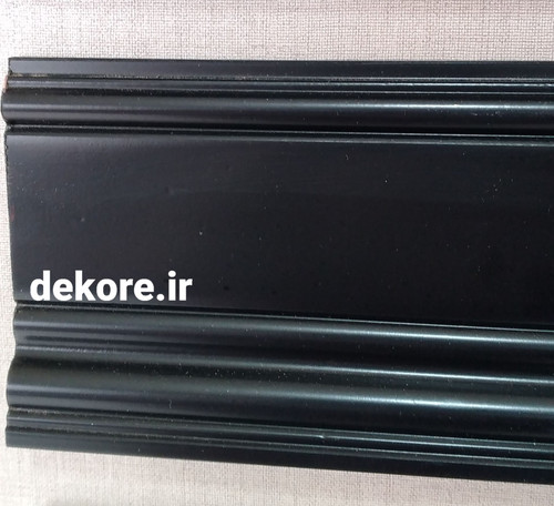 قرنیز PVC 11CM مشکی مات
