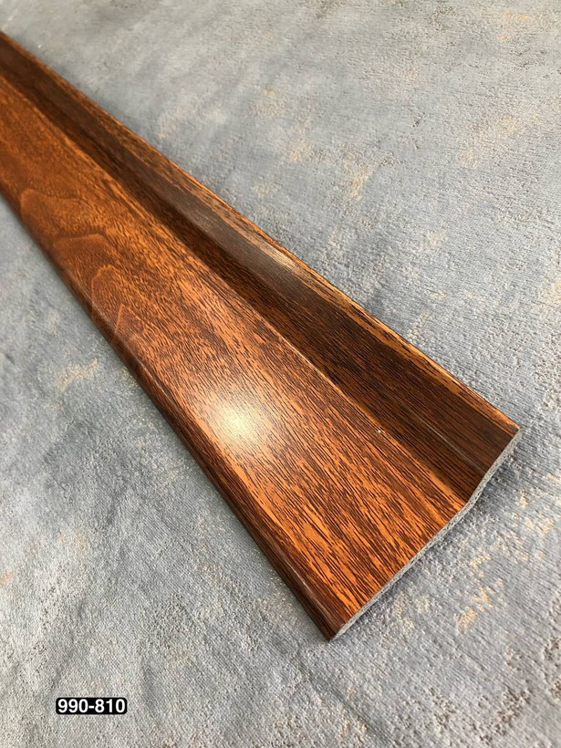 قرنیز ساختمانی گردویی ساده کد 810