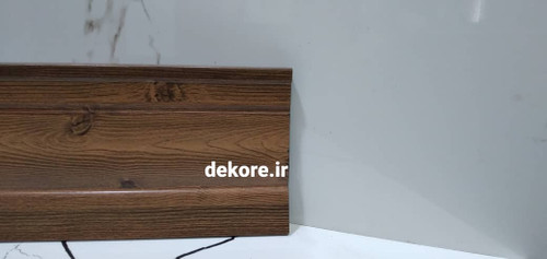 قرنیز 9سانت مدرن رنگ : چام . طرح چوب روشن
