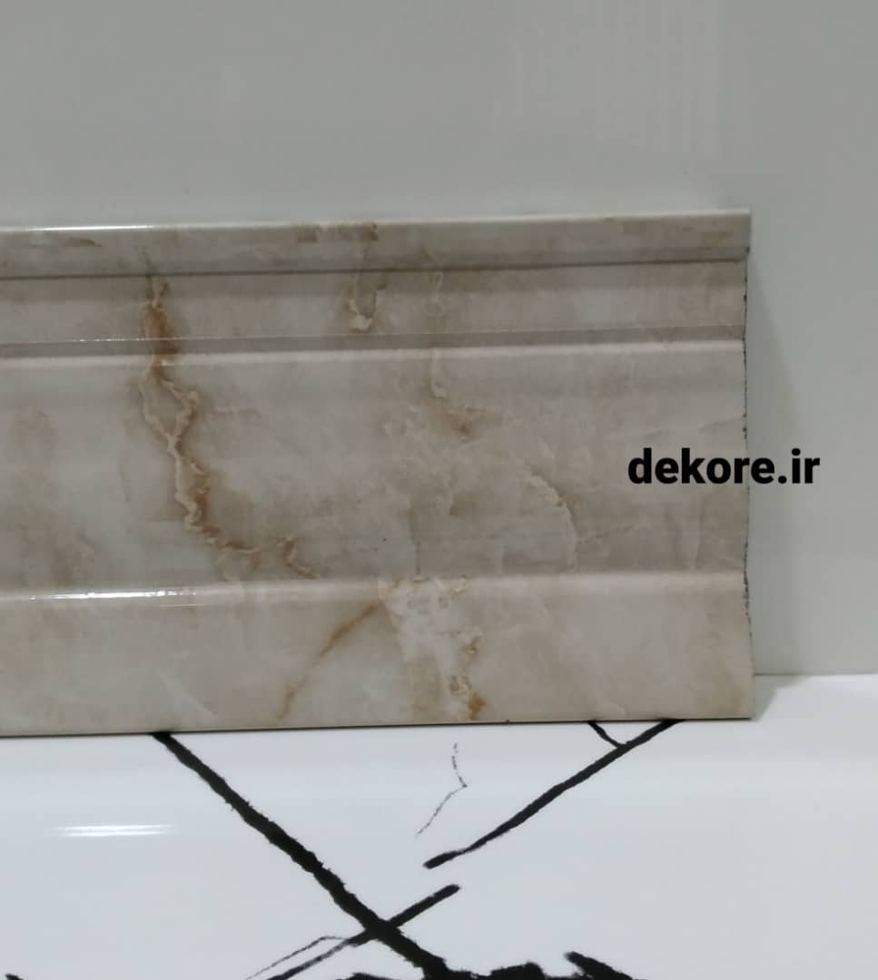 قرنیز 9سانت مدرن پی وی سی ساختمانی طرح سنگ