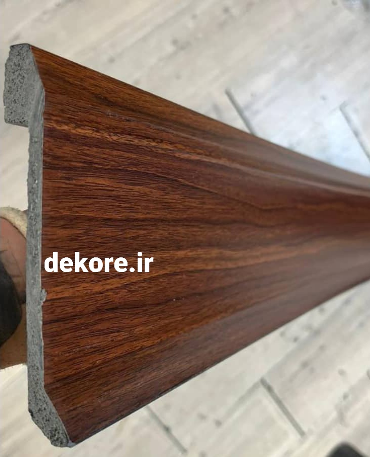 قرنیز کاور سنگی بازسازی عرض ١٣ سانت رنگ گردویی