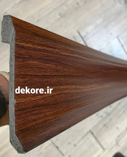 قرنیز کاور سنگی بازسازی عرض ١٣ سانت رنگ گردویی
