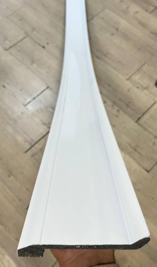 قرنیز کاور بازسازی ١٣سانت سفید pvc