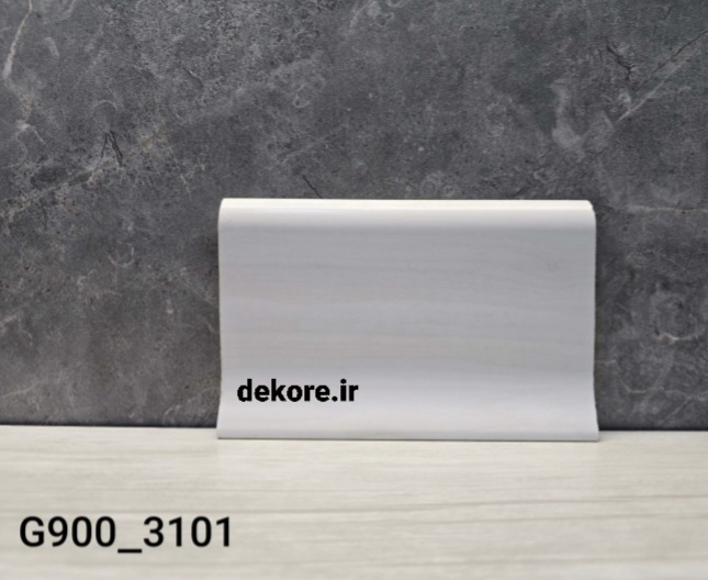 قرنیز ٩سانت پی وی سی سفید صدفی ٣١٠١