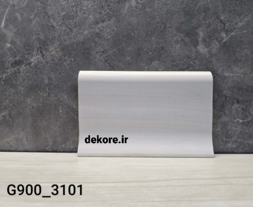 قرنیز ٩سانت پی وی سی سفید صدفی ٣١٠١